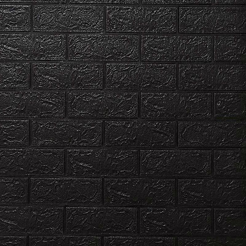 10Pcs 3D Wall Stickers Retro Sponge Self-adhesive Wall Stickers for Wall and Ceiling Home Decor Background Wallpaper
