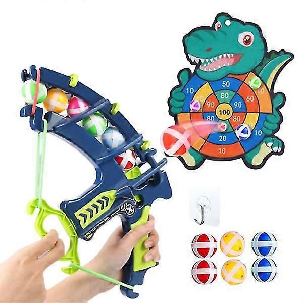 Dinosaur Bow And Dart Board Toy For Kids