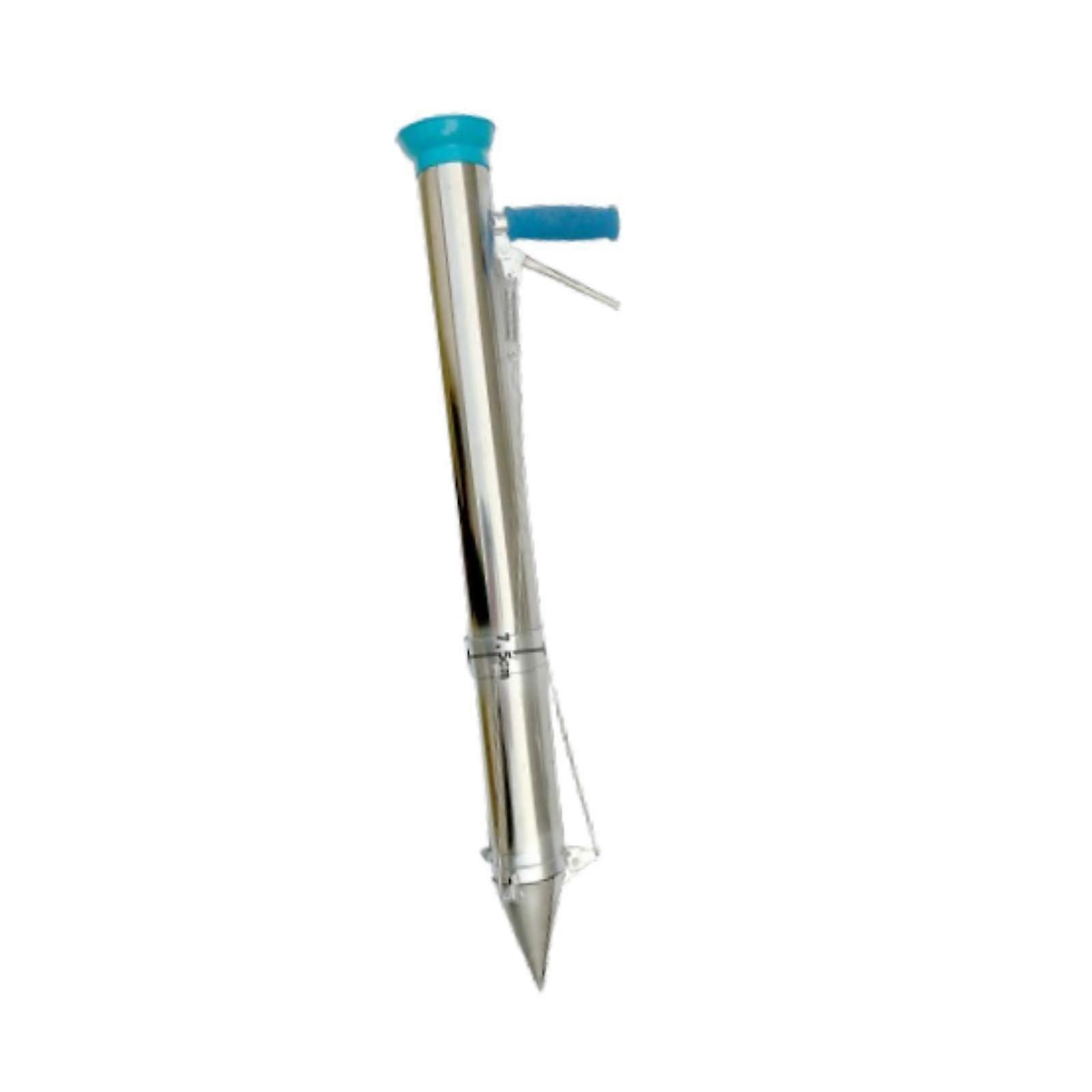 Long Handheld Bulb Planter Sturdy Seedling Transplanter for Weeding Planting Single Handle