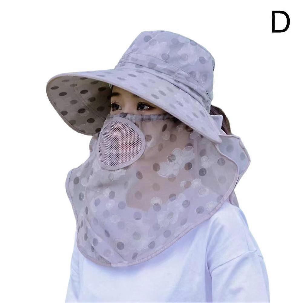 Taro color (D) $Women's sun protection mask