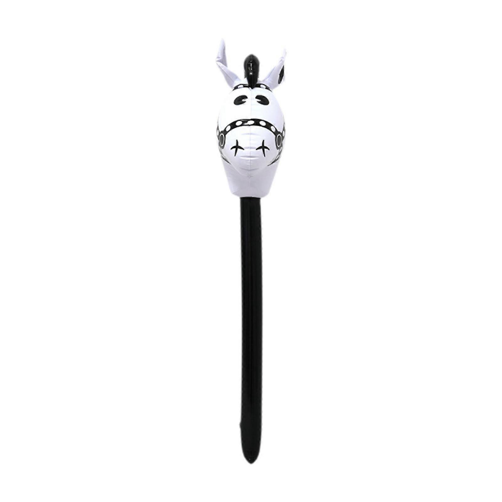 Χόμπι Horse Stick Toy Fun Horse Riding Stick για το άλογο Θεματικό πάρτι γενεθλίων Blaclk