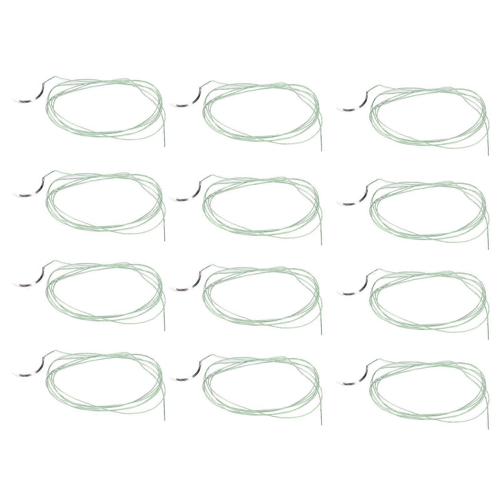 12 Pack Suture Practice Thread Polyester Suture Thread and Needle for Hospital Clinic Laboratory