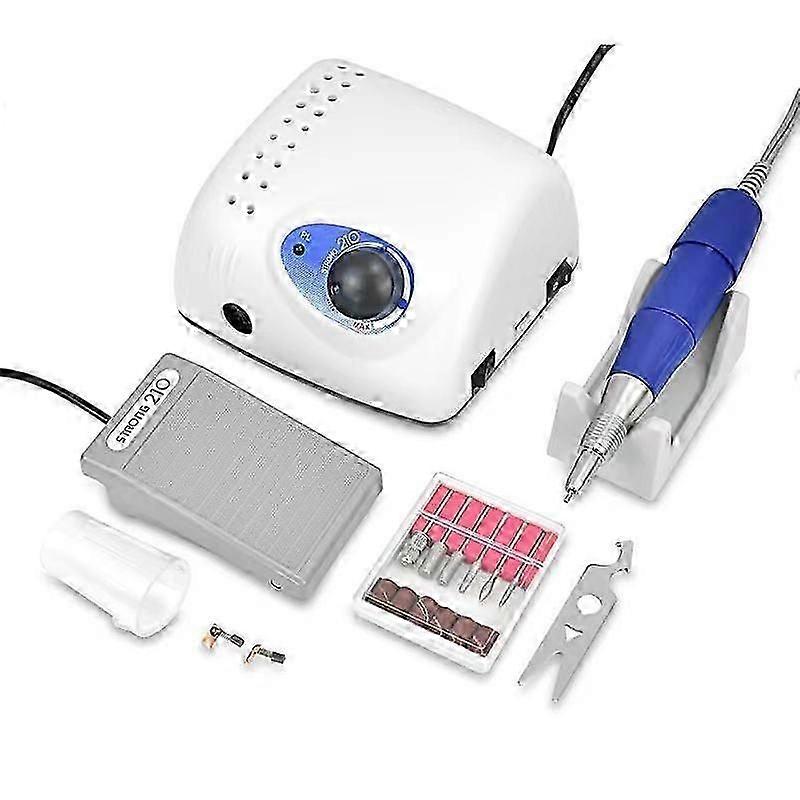 Professional nail machine 210 manicure file 35000 rpm micro motor powerful charging