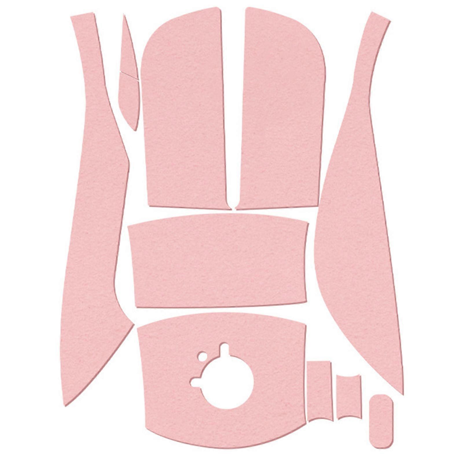 Nonslip Mouse Sticker for Rival 106 AntiSlip Grip Tape Sweat-Resistant Pads Wireless Gaming Mouse Accessaries Pink