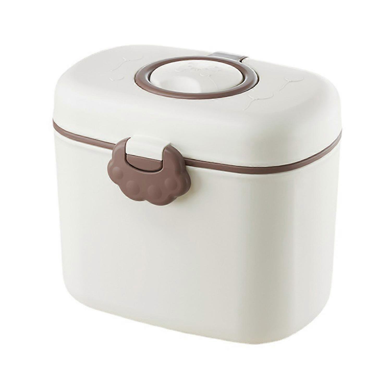 C Dispenser Portable Sealed Milk Powder Dispenser Container with Carry Handle and Scoop for Travel W