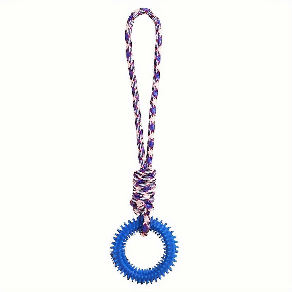 Interactive Thorn Circle Dog Rope Ball Toy for Teeth Grinding and Cleaning