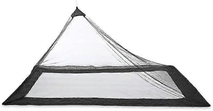 Kyle Tobacco Net Tent for One Person Flying Mat Single Camping Mosquito Net Inner Tent Mothproof Outdoor (Black)