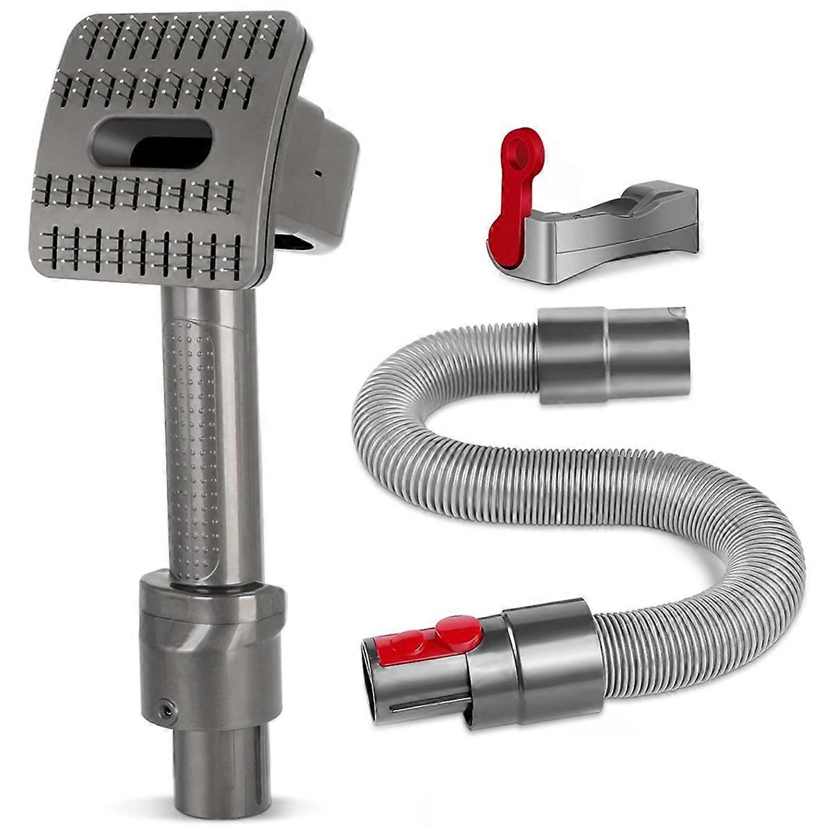 Groom Tool for V7 V8 V10 V11 V15 Vacuum Cleaners Pet Dog Attachment Brush with Trigger Lock & Extended Vacuum Hose