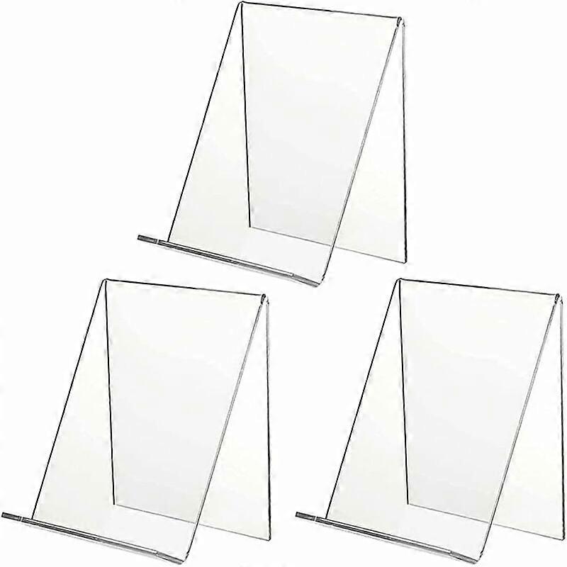 Recipe Book Stand, Acrylic, Space Saving Design