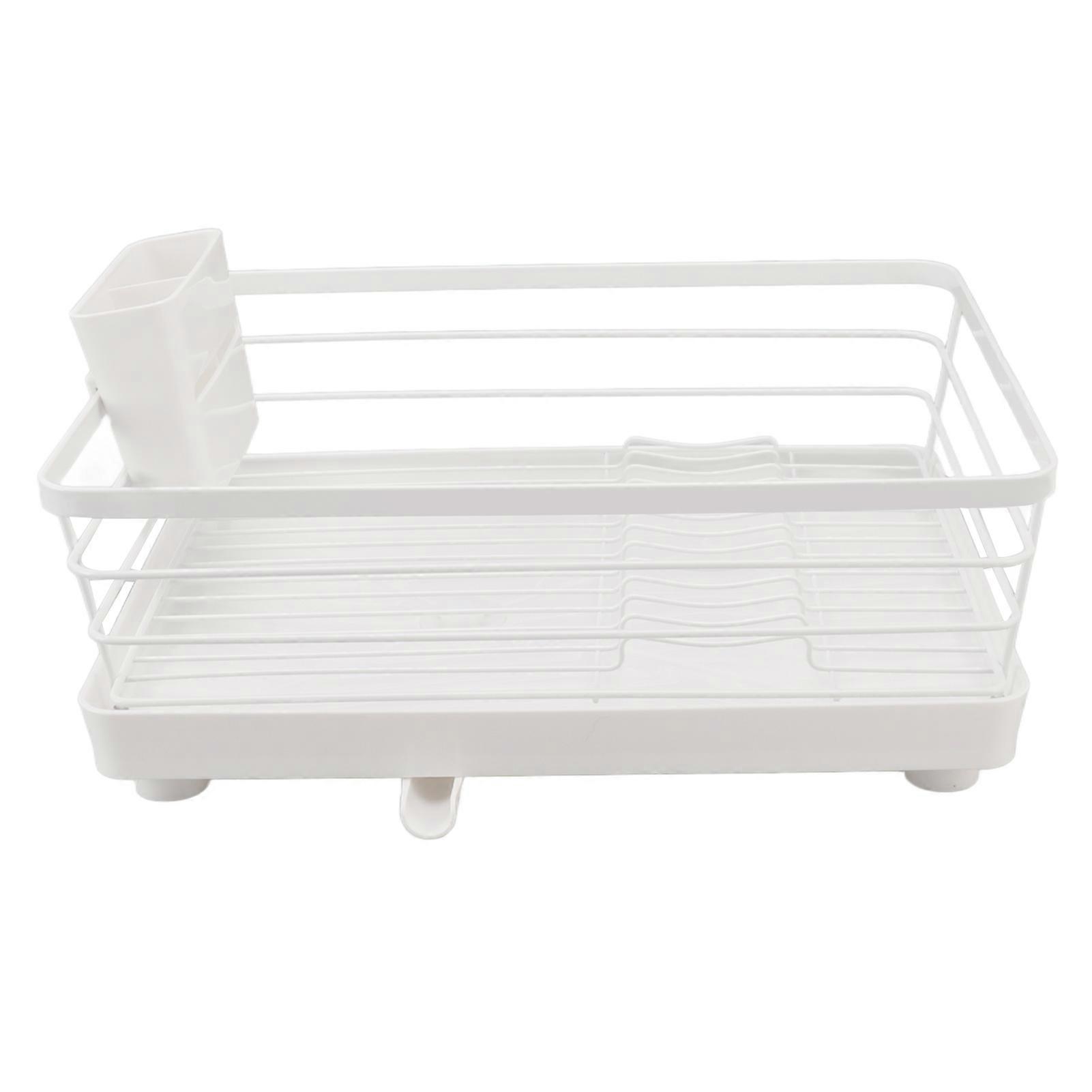 Racks Modern Large Capacity Rust Resistance Space Saving Dish Drainers with Draining Tray for Kitchen Counter