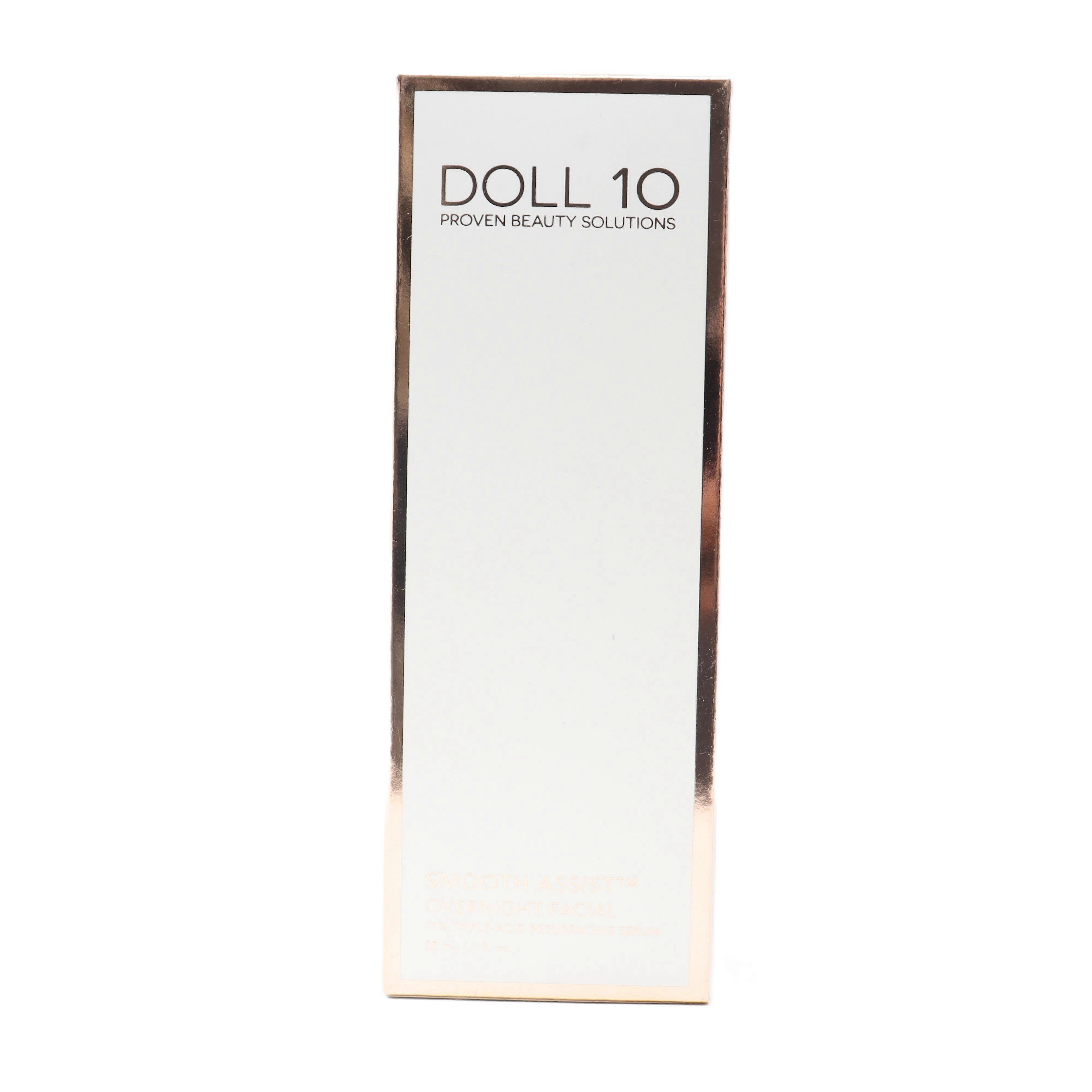 Doll 10 Smooth Assist Soin du visage de nuit 11 % Sérum resurfaçant triple-acide 30ml