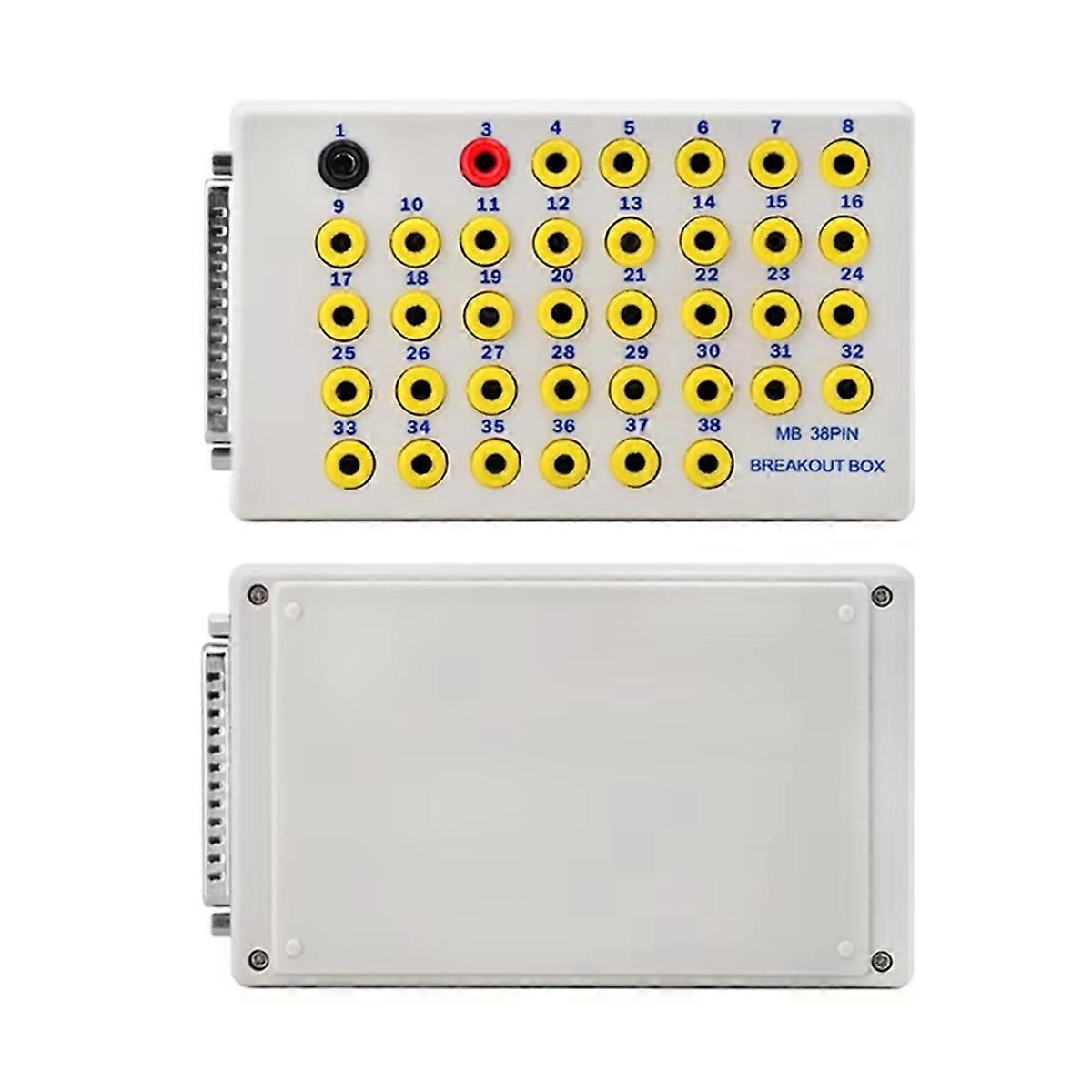 Nytt 38-stifts OBD Breakout Box OBD2 Line Signal Tester Protokolldetektorer CAN Data Link Diagnostiskt Verktyg