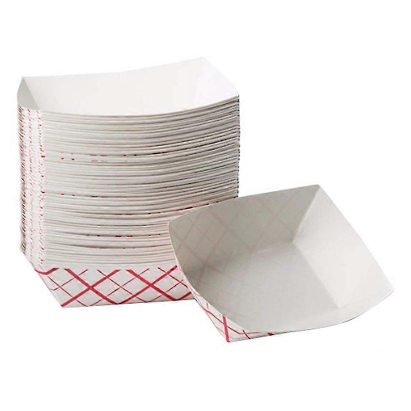100Pc Paper Food Trays Disposable