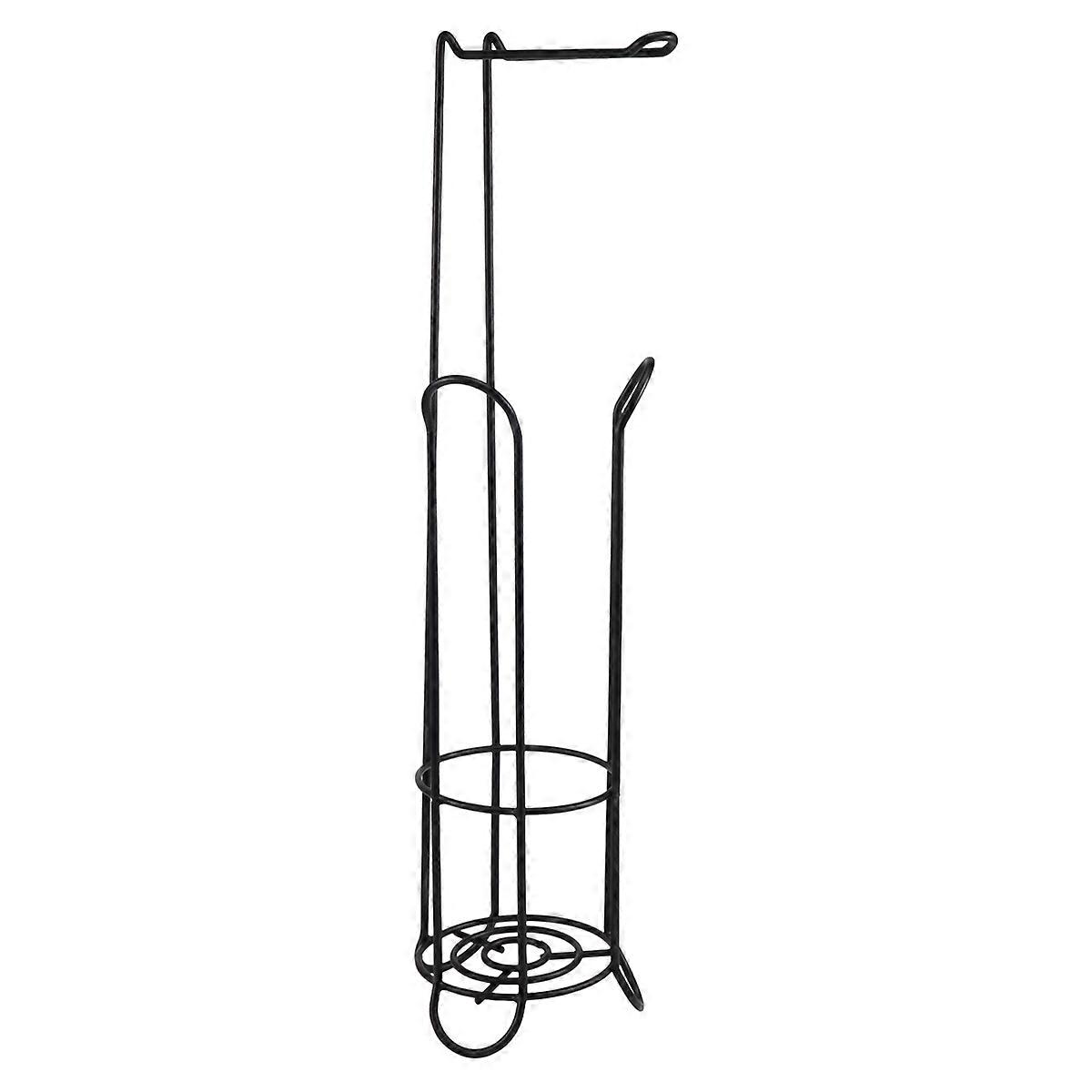 Floor Standing Paper Roll Towel Holder Stand Bathroom Vertical
