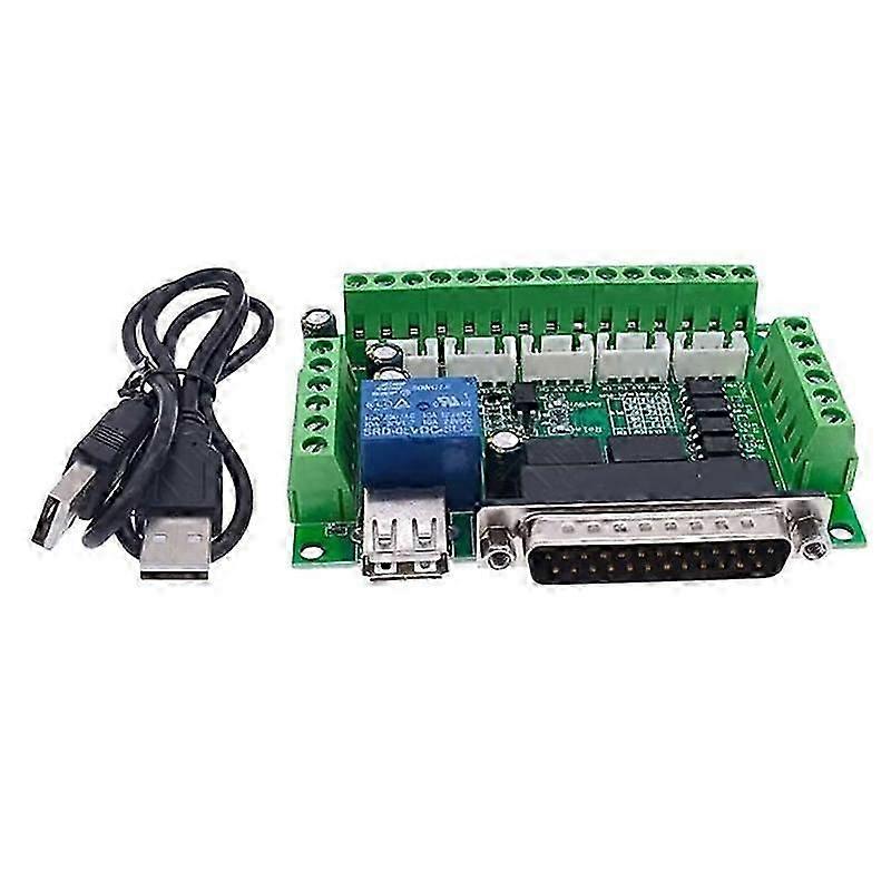 Driver Board for Engraving Machine 5 Axis CNC Breakout Board with Optical Coupler for Stepper Motor