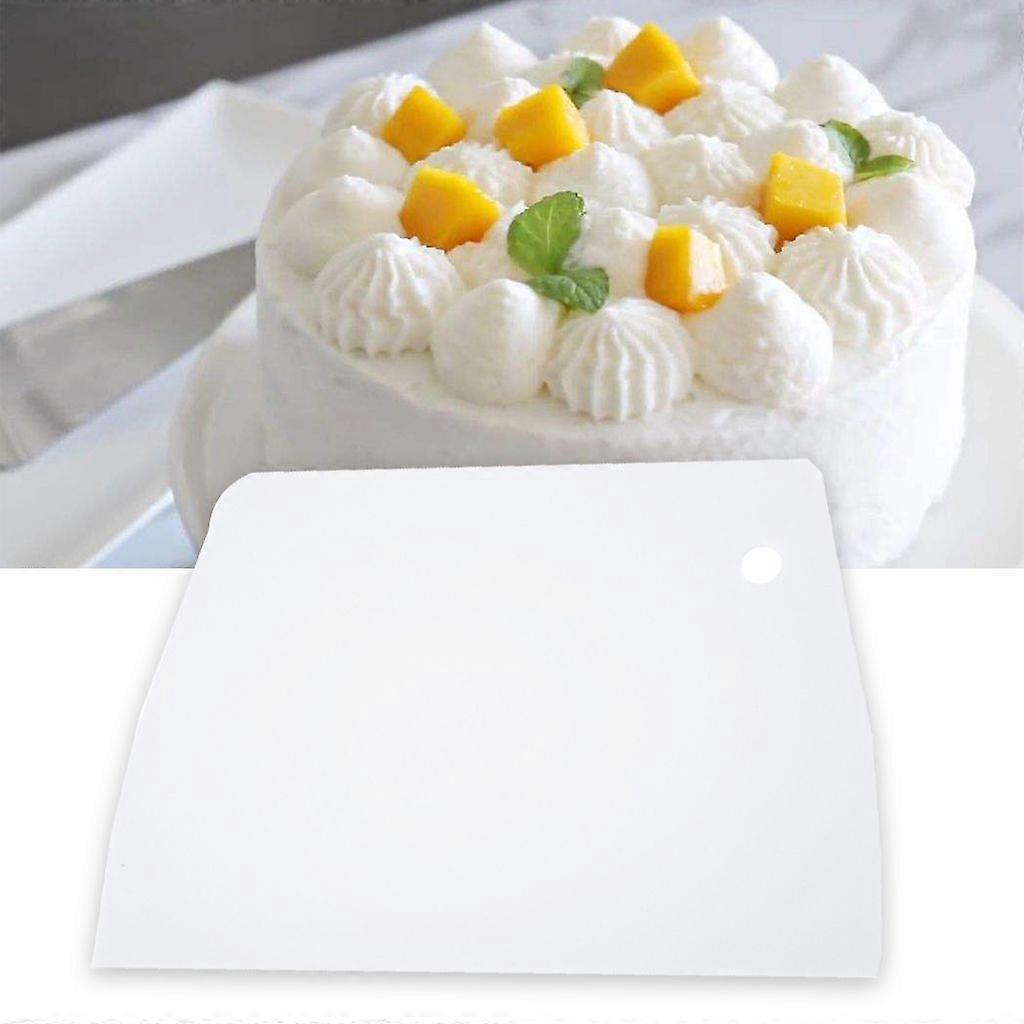 Plastic Dough Scraper Cream Smooth Cake Flour Spatula Cutter Knife Baking Tool
