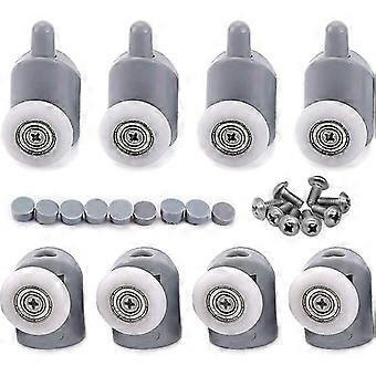 8 Pcs 23mm Roller Roller, Caster Wheel For Shower Door, Bathroom Door Sliding Rollers