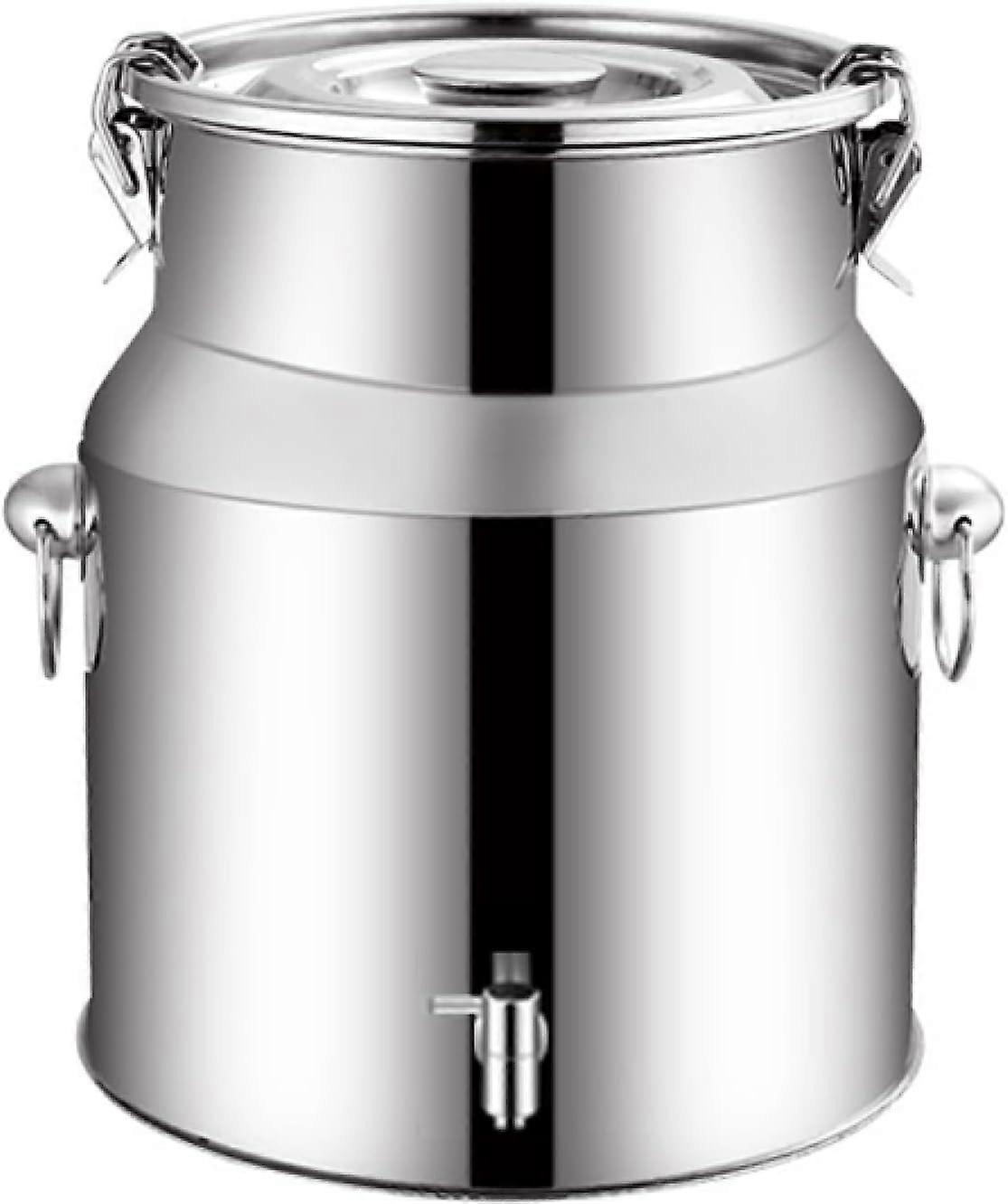 Stainless Steel Milk Can, Large Capacity, Rust Resistant Liquid Storage
