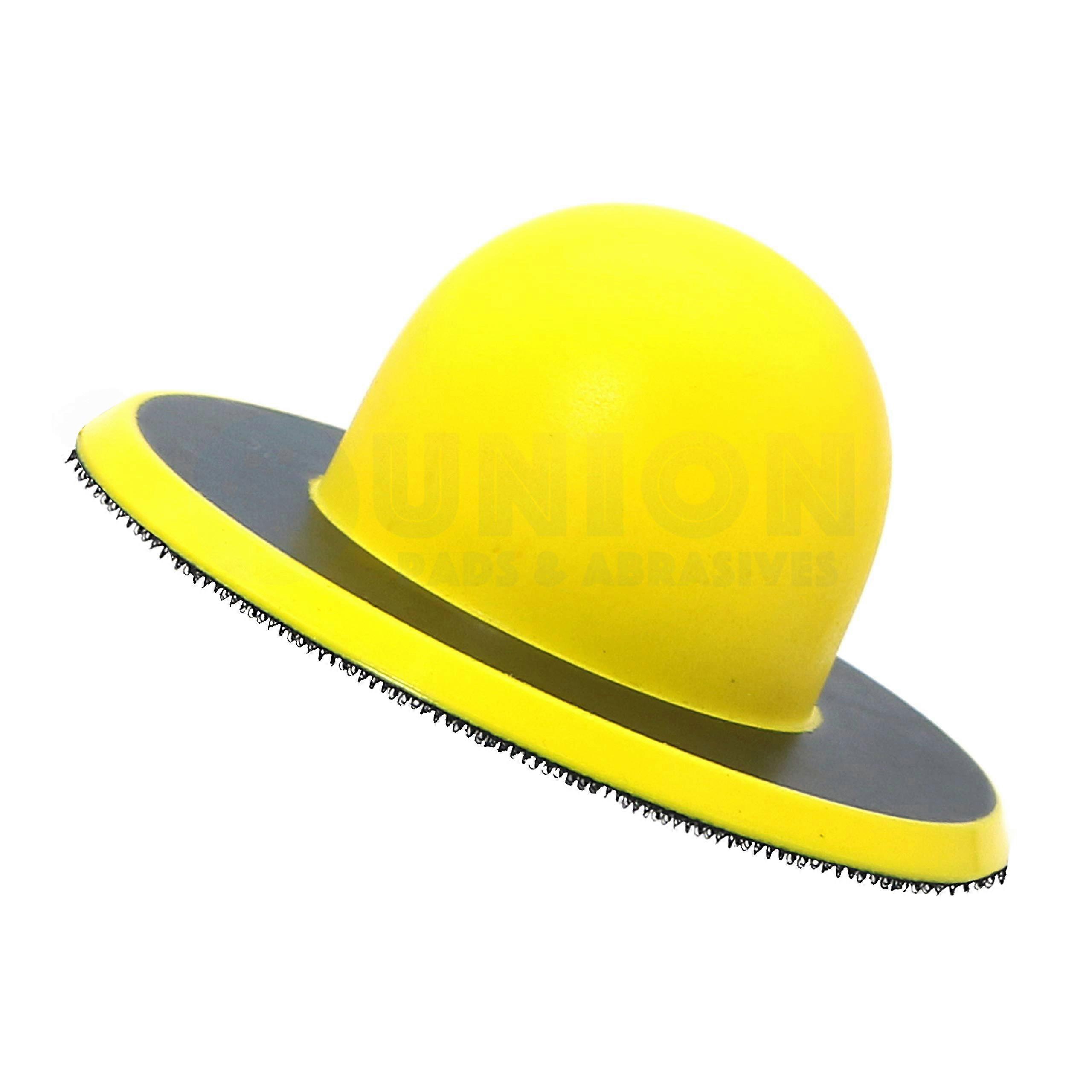 1 Piece Round Hook and Loop Hand Sanding Pad Block for Woodworking 5 Inch