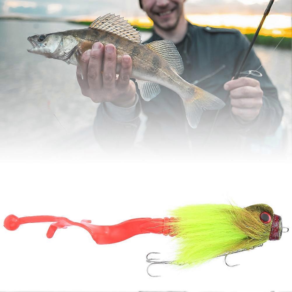 Simulation Mouse Shape Resin Fishing Lure Soft Bait 101g Green