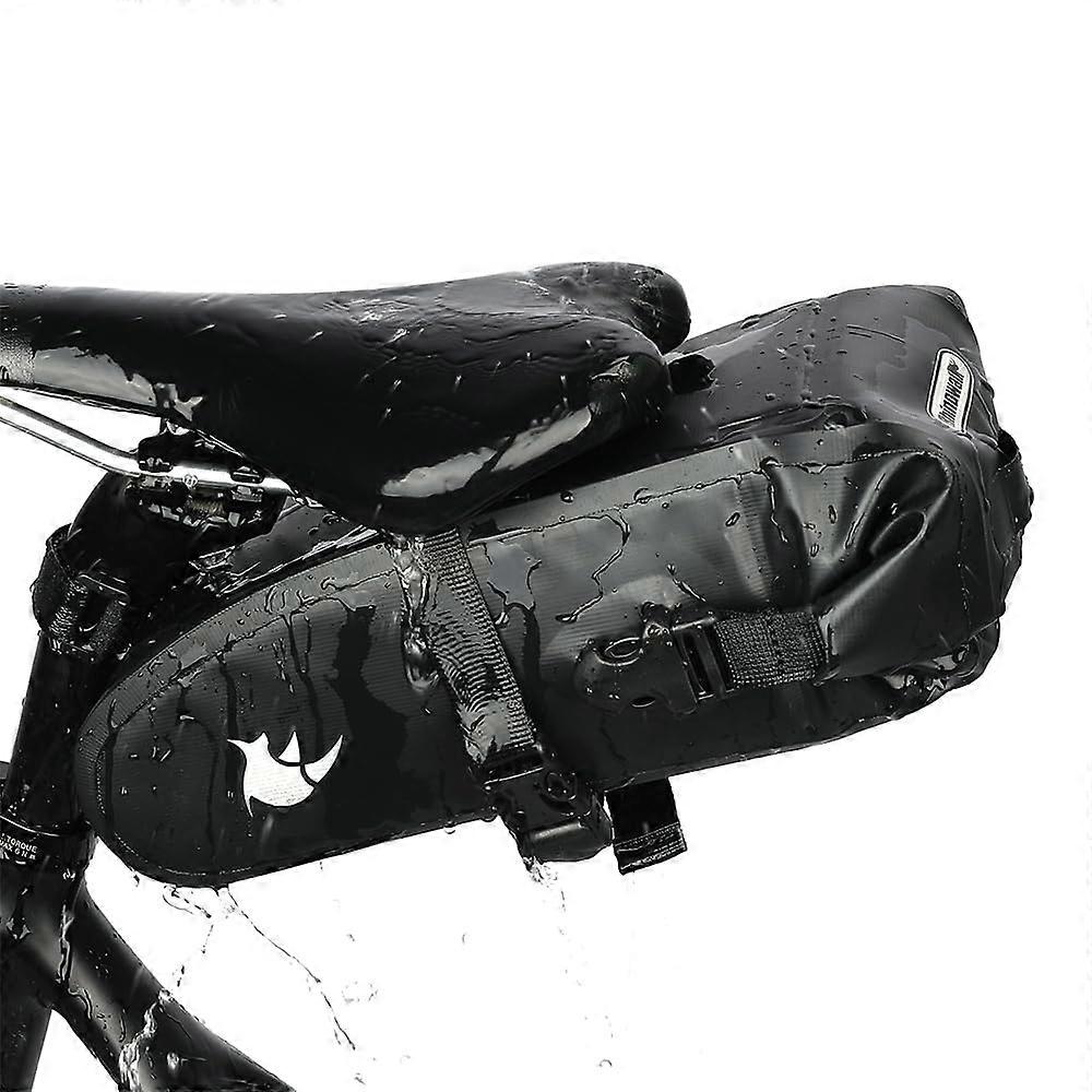Bike Seat Bag - 2.5L Bicycle Saddle Bag Under Seat for Mountain and Road Bikes, Waterproof Nylon, Lightweight Design