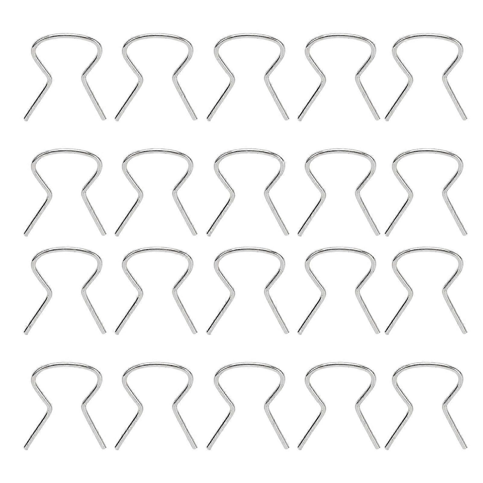 20pcs Window Handle Retaining Clips 4138439 Door Window Crank Handles Metal Clips Replacement for Fiat