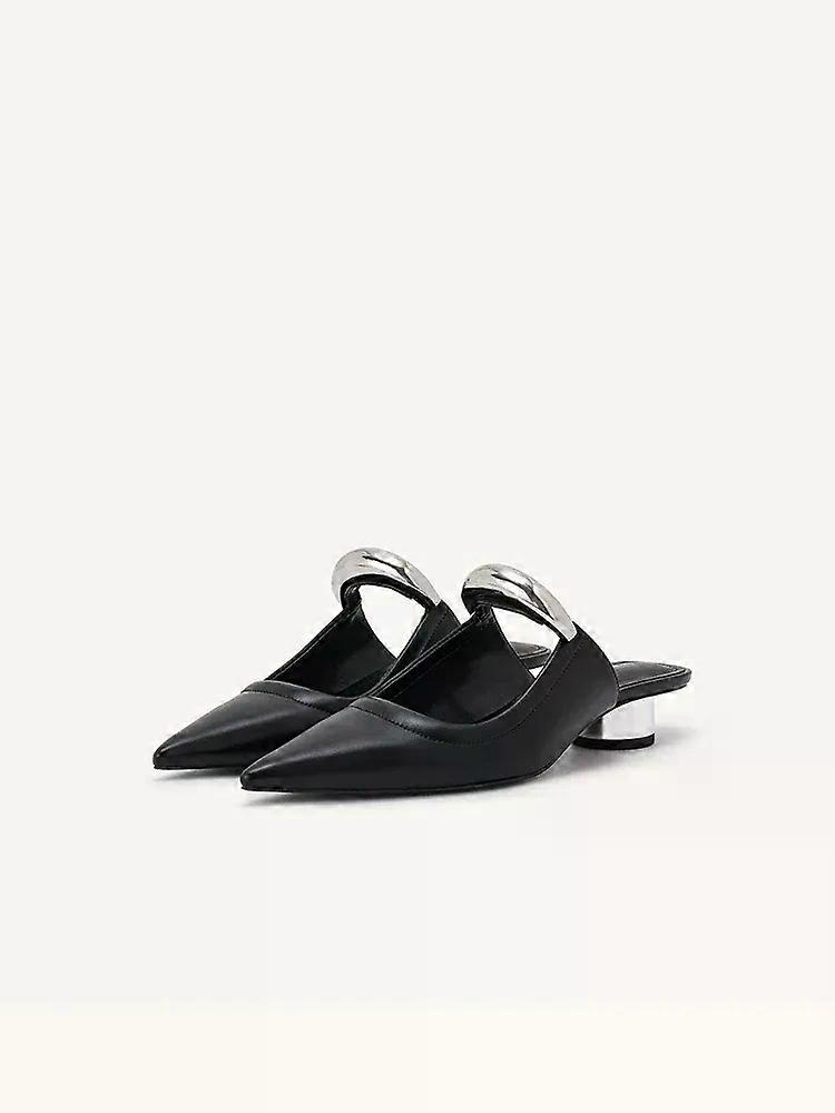 3.5 سنتيمتر براون نسائي نعال صنادل أزياء صيفية ضحل الفم أحذية نسائية بغال مريحة خارج السيدات