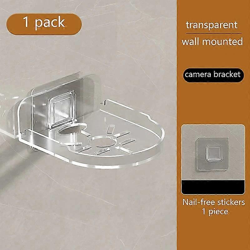 Punch-free Security Camera Wall Mount Self-adhesive Bracket, Traceless,