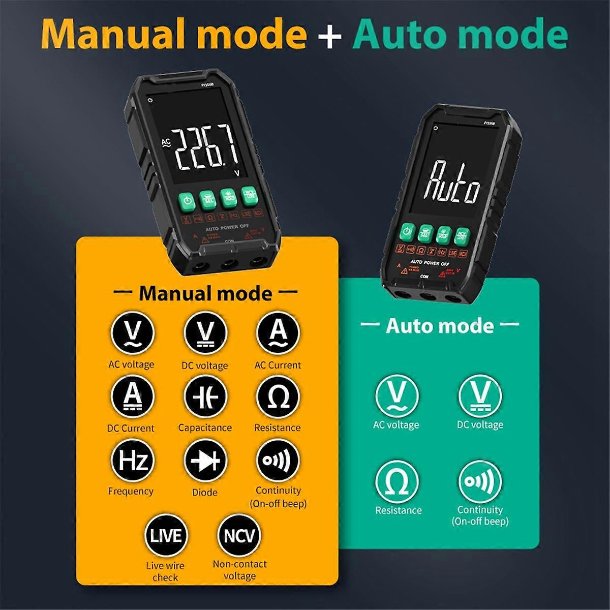 Professional Digital Multimeter Tester Tool,B