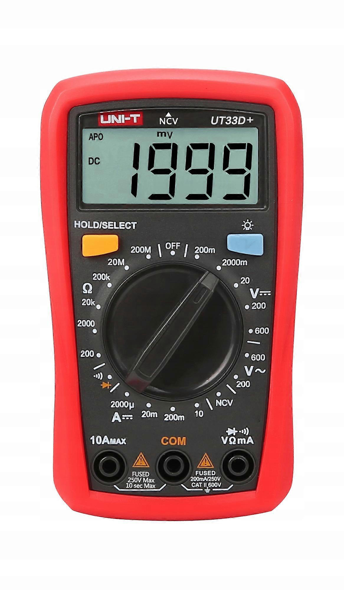 Multimeter-Handbuch Uni-t Ut33d+