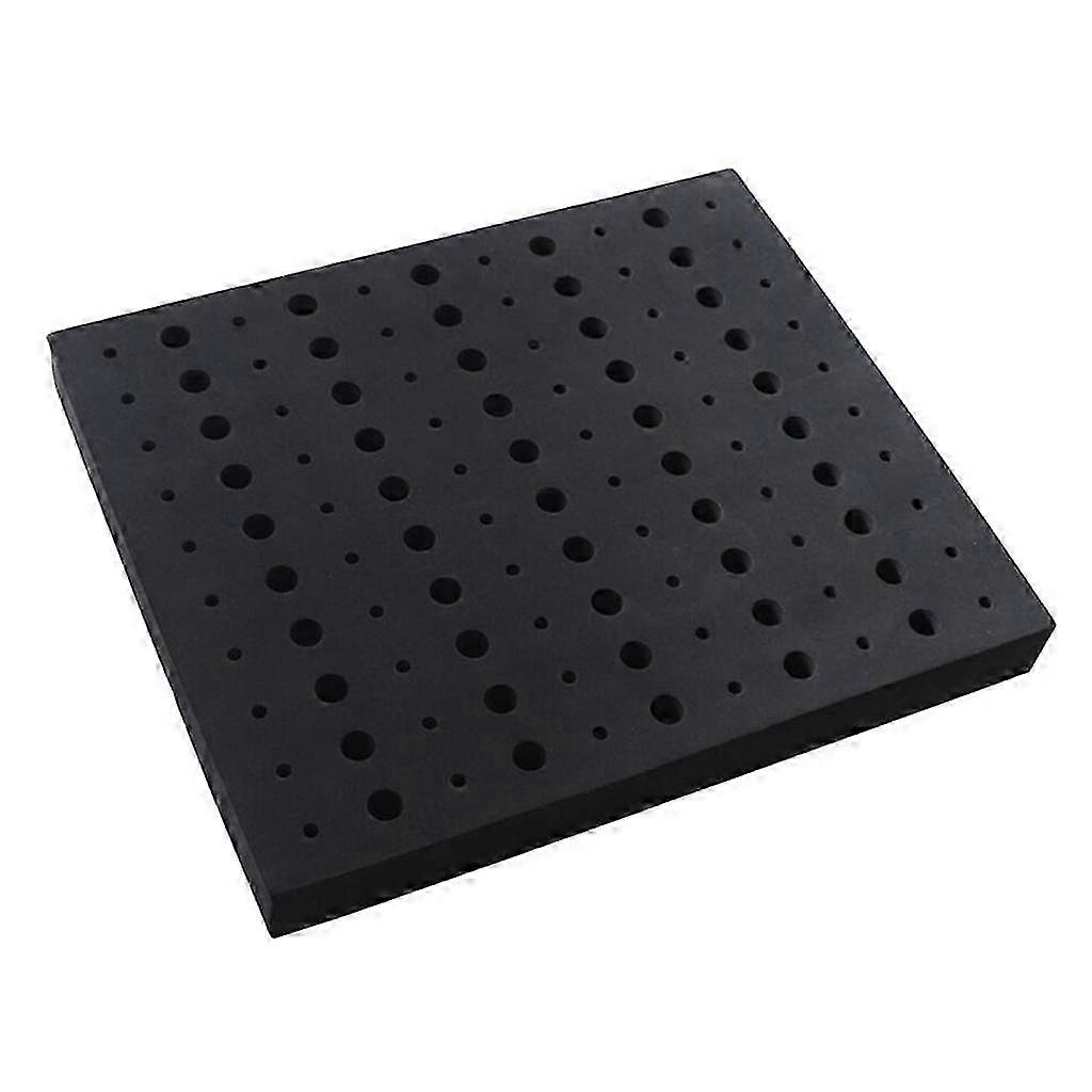 Router Bit Storage Case for 110 Bits with 60x1/4" & 50x1/2" Shank, 11x13 Inch Organizer Tray Toolbox