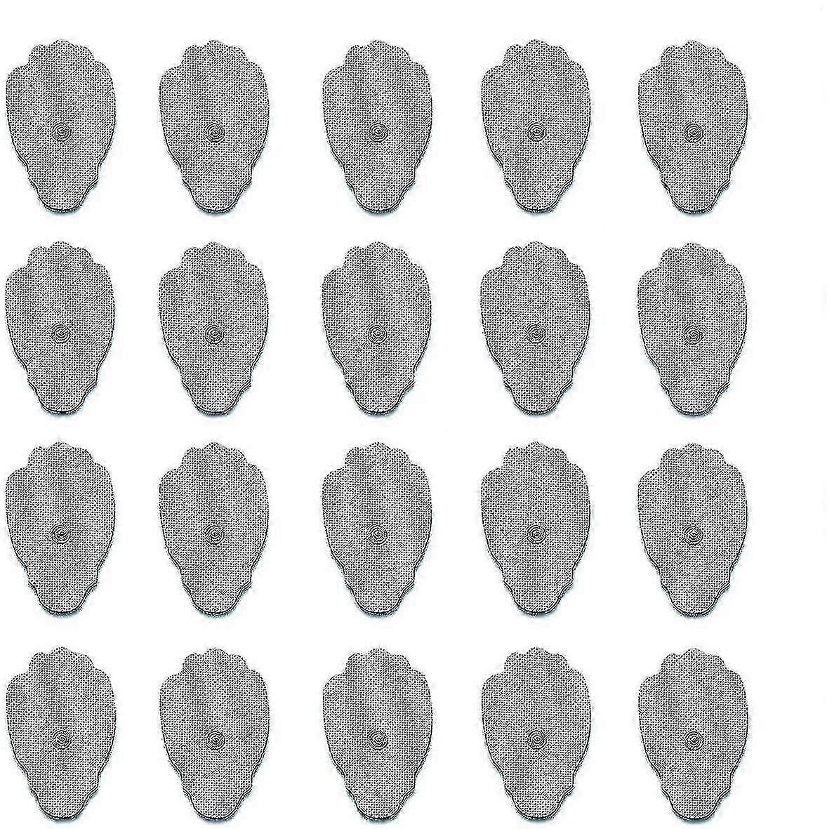 Tens/ems Unit 20 Snap Tens Unit Electrode Pads Large Premium Replacement Tens Electrodes Reusable Up To 25 Times Per Electrode Med X Tens