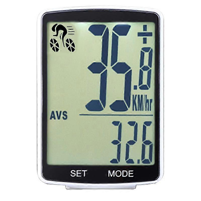 Line bicycle speedometer, cycling odometer with LCD display (easy to read), easy to use