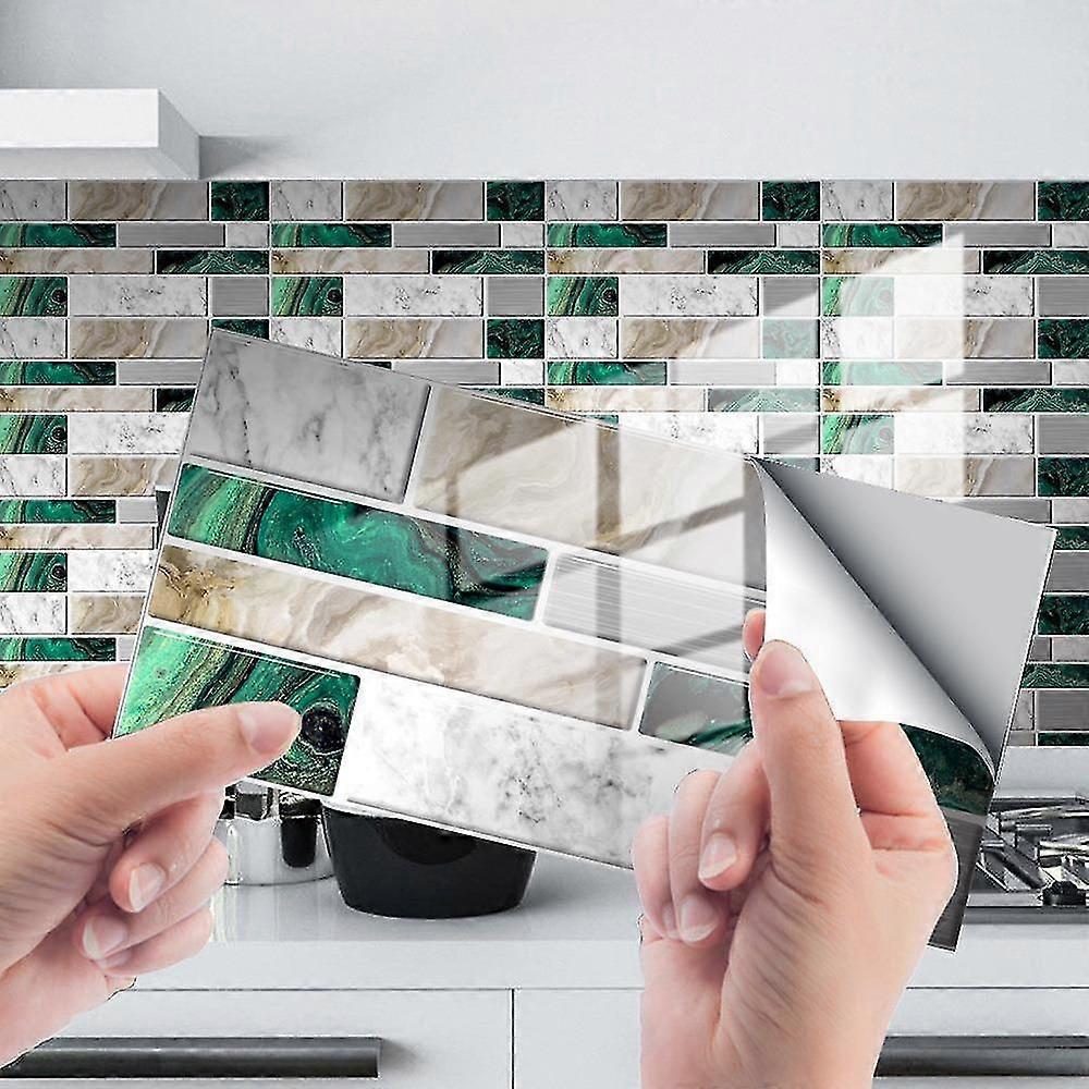 Rechteckiger Fliesenkleber (grün, 48 Stk)