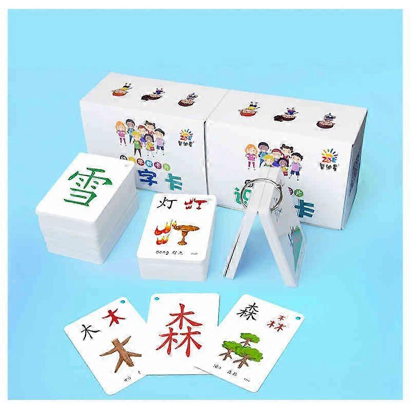250PCS/setの学習の中国語の単語の言語フラッシュ カード子供の赤ん坊の学習カード