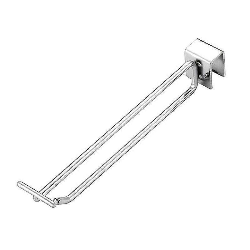 Square Tube Dual Line Hook Supermarket Hook 30cm