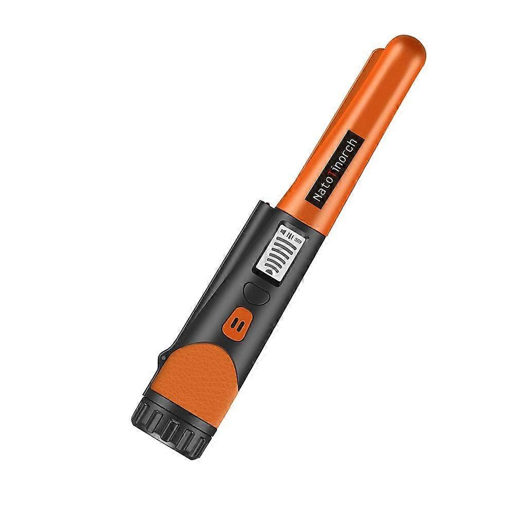 Hand Metal Detector With LCD Display 360 Degree Scanning All-Metal Waterproof Belt Holster Gold Coin Locator