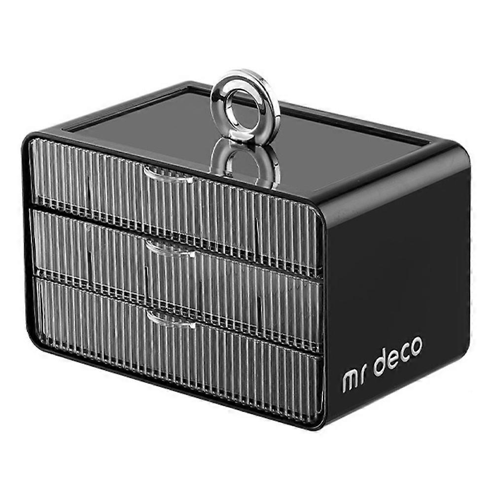 Multi-Layer Large Capacity Jewelry Box Desktop Organizer Drawer Storage Case For Necklaces Rings Acc