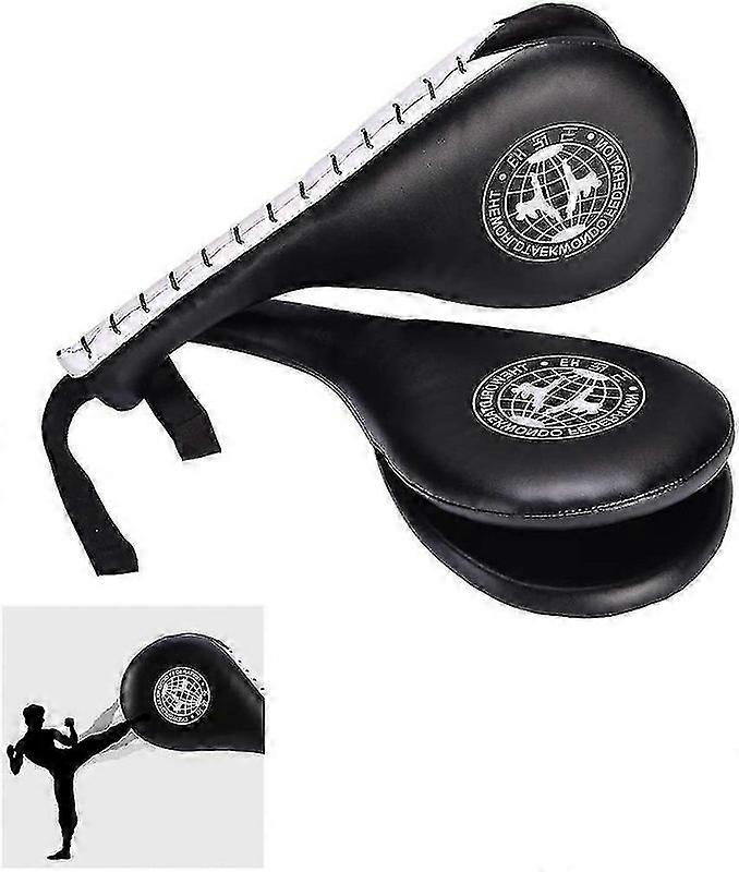 2PCSテコンドーダブルキックパッドターゲット空手テコンドートレーニングパッド -