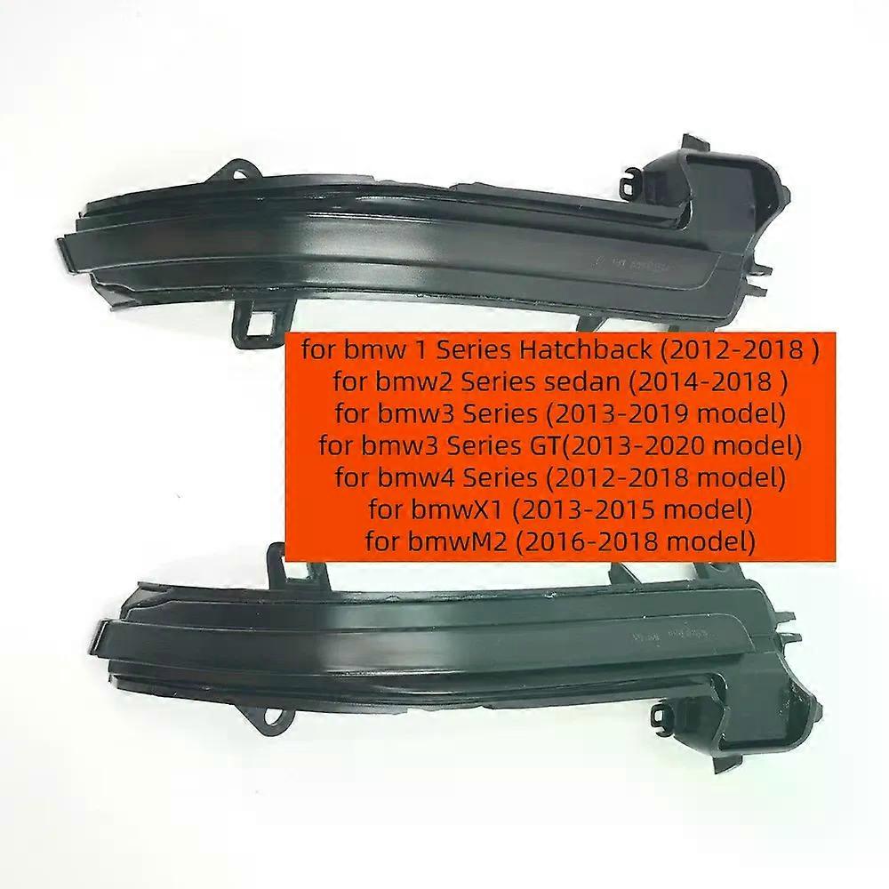 compatible for  BMW 3 Series F20 F21 F22 F33 F34 X1 E84 LED Rearview mirror Flow signal Dynamic turn signal Rearview mirror sequence light