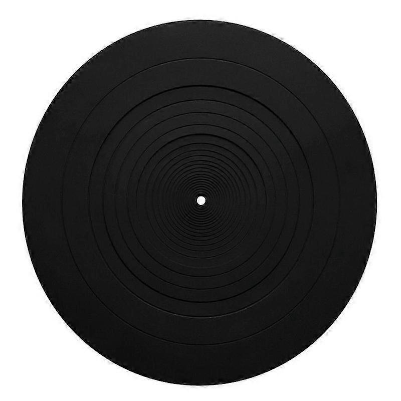 Black Turntable Mat 3mm Thickness for Vinyl for LP Record Player