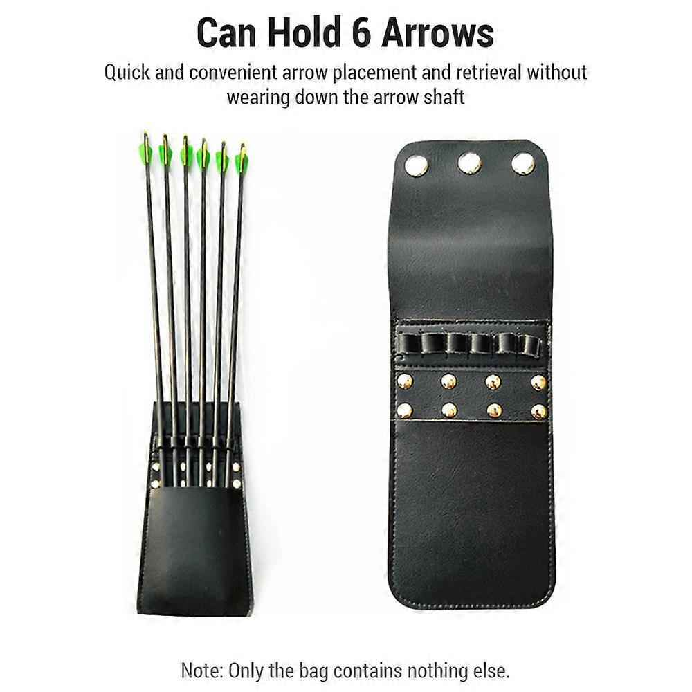 أنبوب 6-Arrow Quiver Arrow Bag جهاز للقوس التدريب على الرماية في الهواء الطلق للرجال / النساء اكسسوارات صيد البط والعتاد
