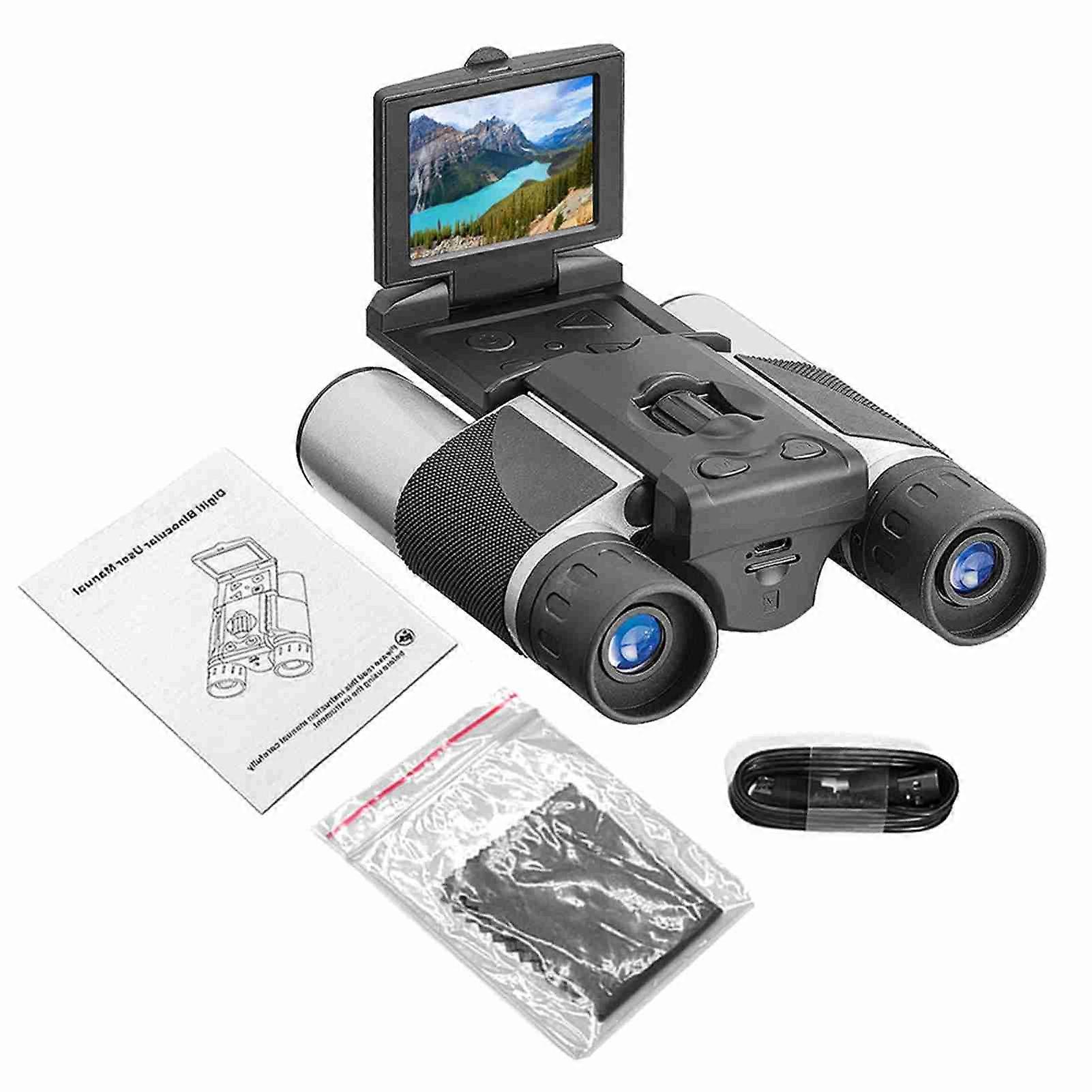 Digital Camera Binoculars 2.0 Inch LCD 8X Digital Zoom Video Photo Recording Telescope
