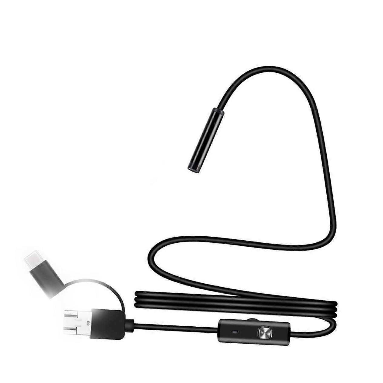Camera For Phone Waterproof Inspection Camera 8mm Diameter 1m Length Android iPhone Smartphone Compatible
