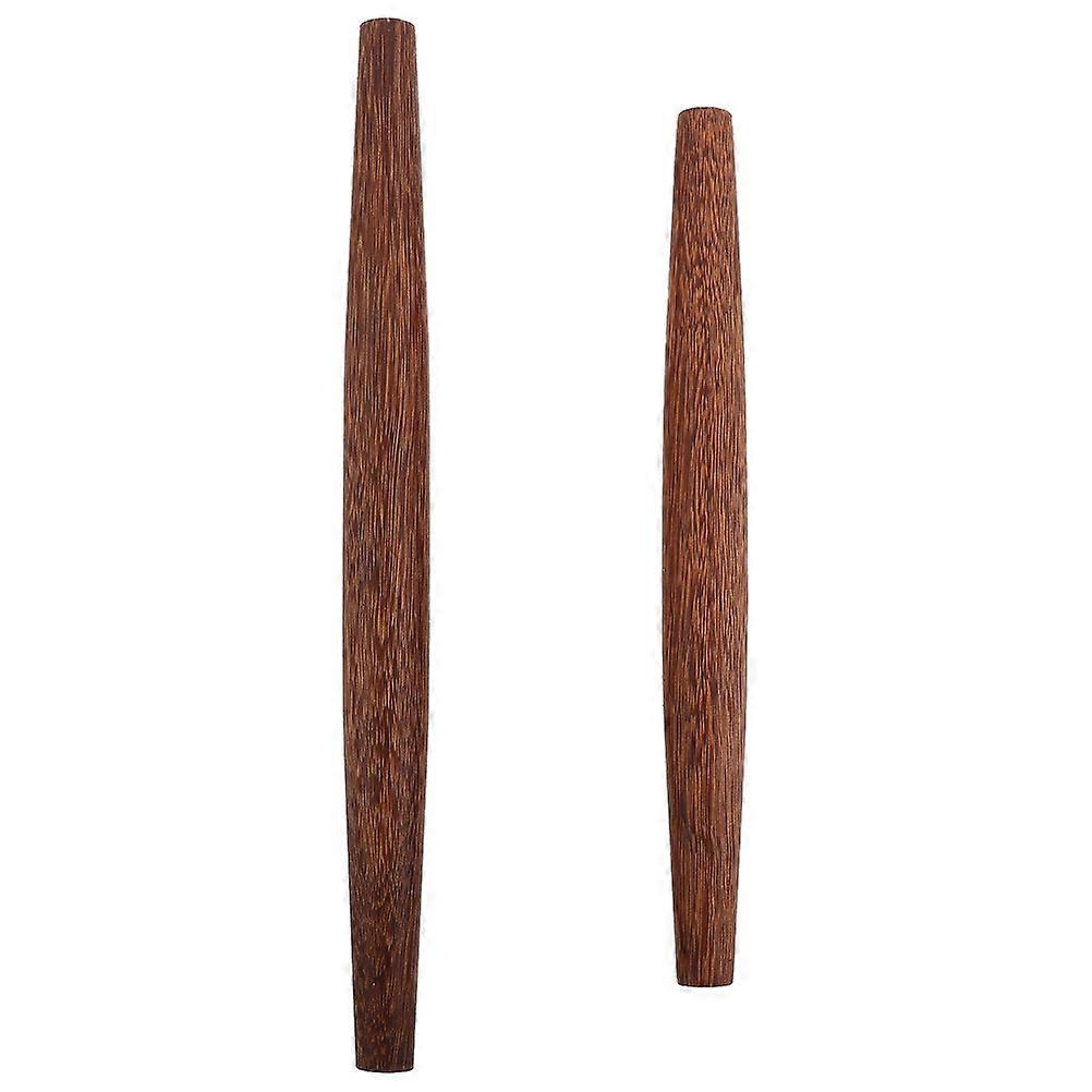 Wooden Rolling Pin Set of 2 Ergonomic Dough Roller for Baking, Noodles & Dumpling Wrappers, Smooth Finish Kitchen Tool, Solid Construction