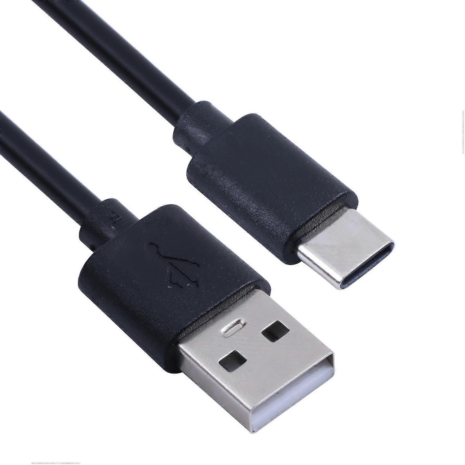 For iPhone 15 Series 50cm USB C Charge Braided Cord USB A to Type-C Copper Core Charging Cable - Bla