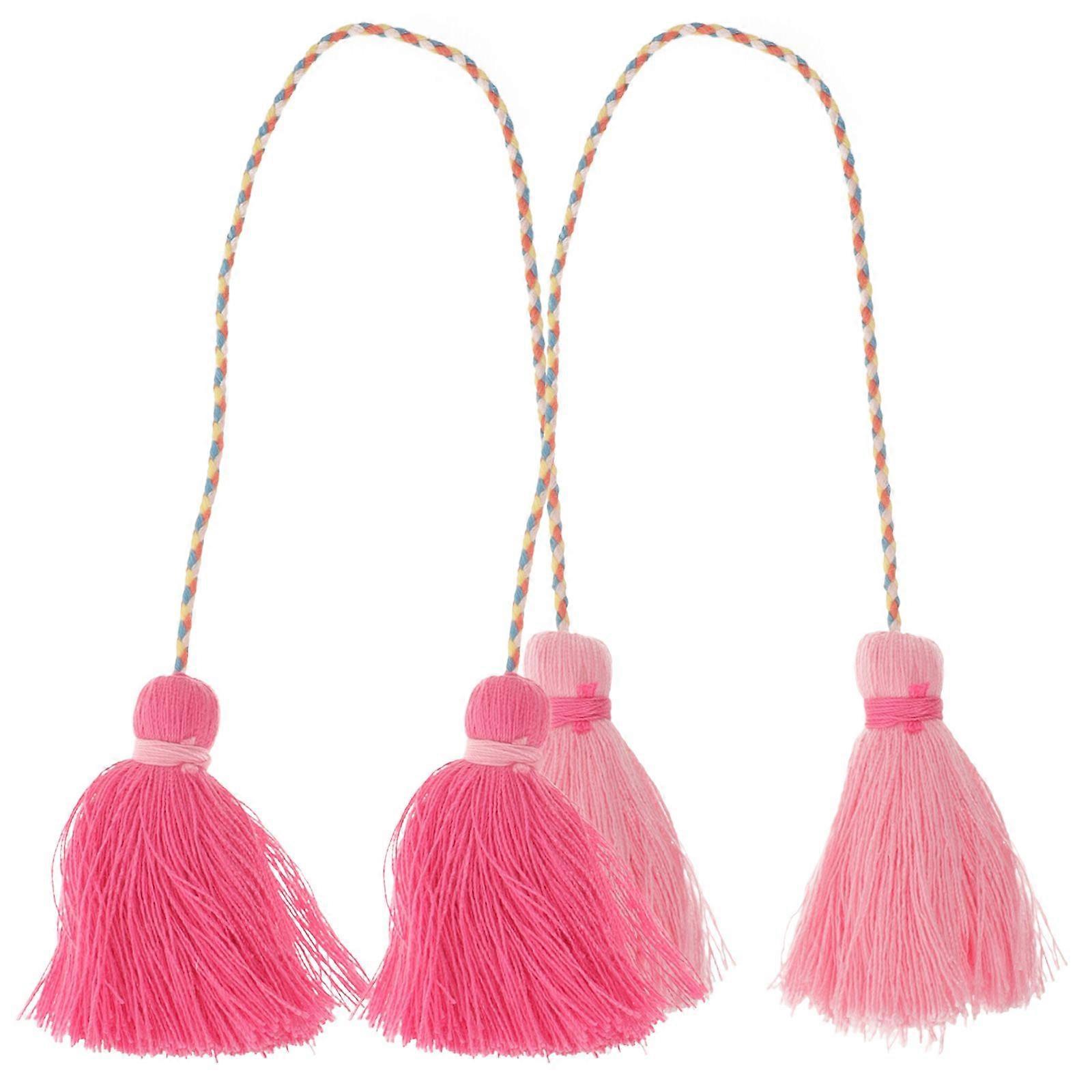 2pcs  Decorative Tassel Diy Accessories For Curtain Double End Tassel Tassels For Crafts