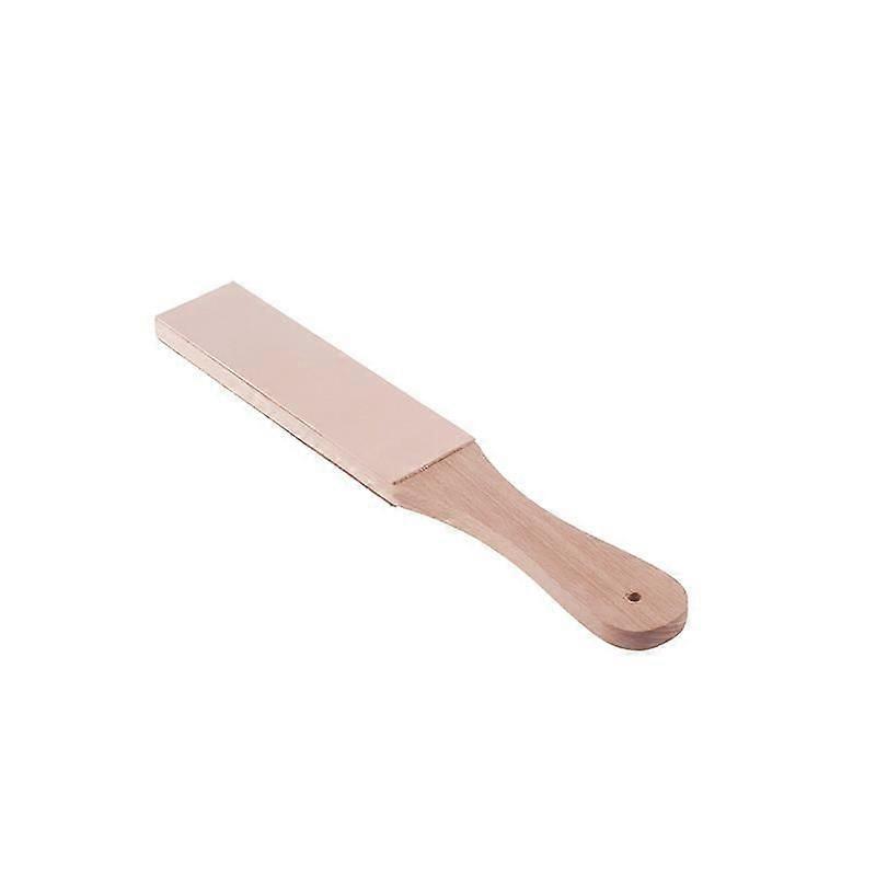 Premium Leather Stropping Kit with Handle (270 x 42mm), Knife Sharpener, Premium Leather Strop Sharpening Block for Knives