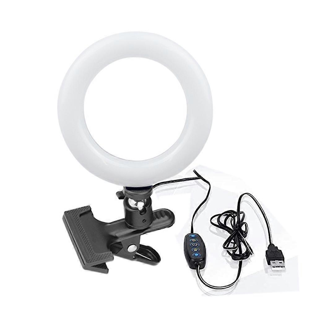 6In Durable Selfie Ring Light with 5 Colors USB Interface for Live Streaming Video Conference USB Interface