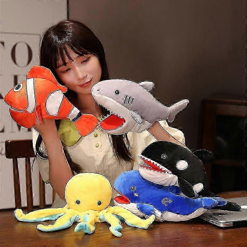 Ocean Shark Hand Puppet Toy Parent-child Interactive Performance